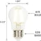 Westinghouse Bulb LED Dimmable 9W 120V A15 Filament 3000K Clear E26 Meduim Base, 6PK 5279020 - alternate 4